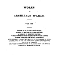 The Works of Mr. Archibald Mclean, Volume 3
