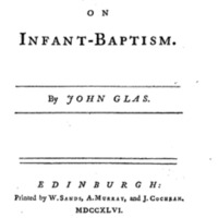 A Dissertation on Infant Baptism